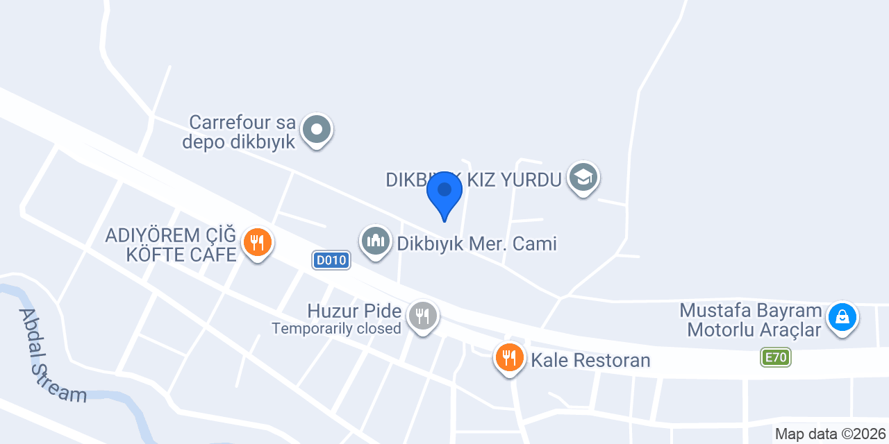 Ptt-dikbıyık Şubesi konumu
