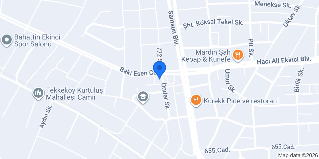 Atatürk İlköğretim Okulu konumu