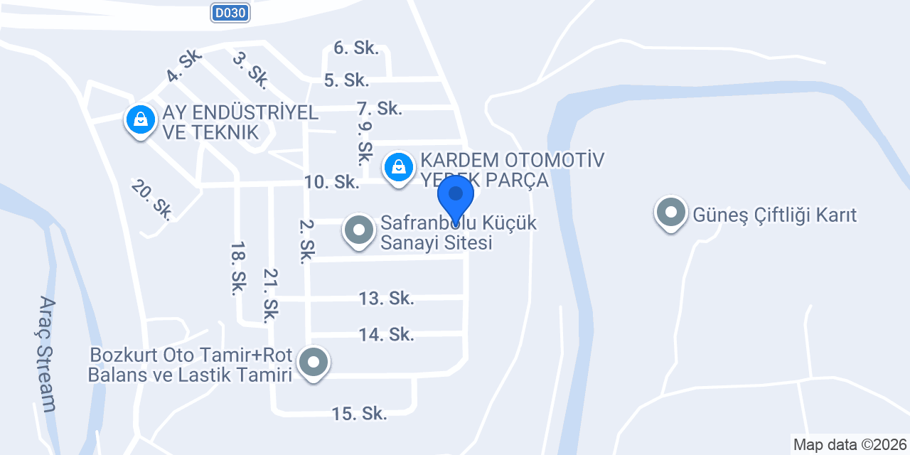 KUL - CAR konumu