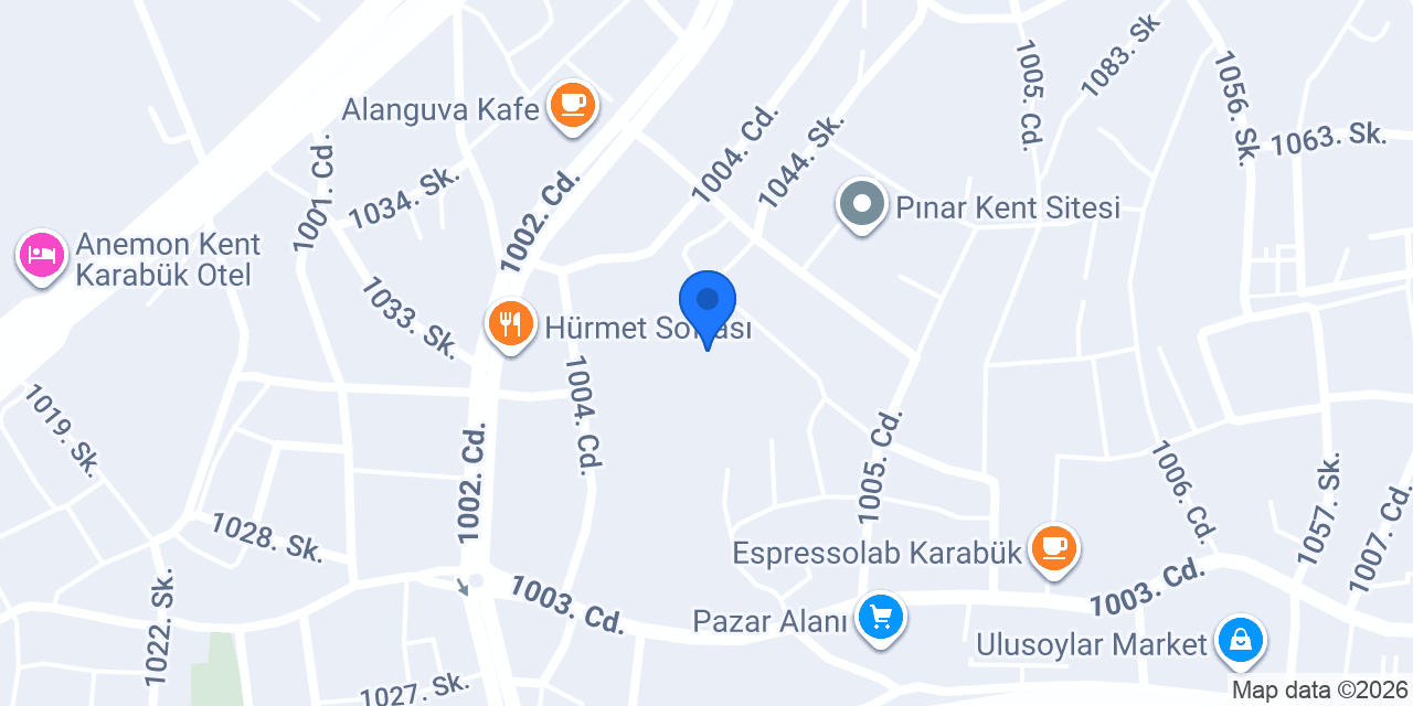 Karabük Mesleki Eğitim Merkezi konumu