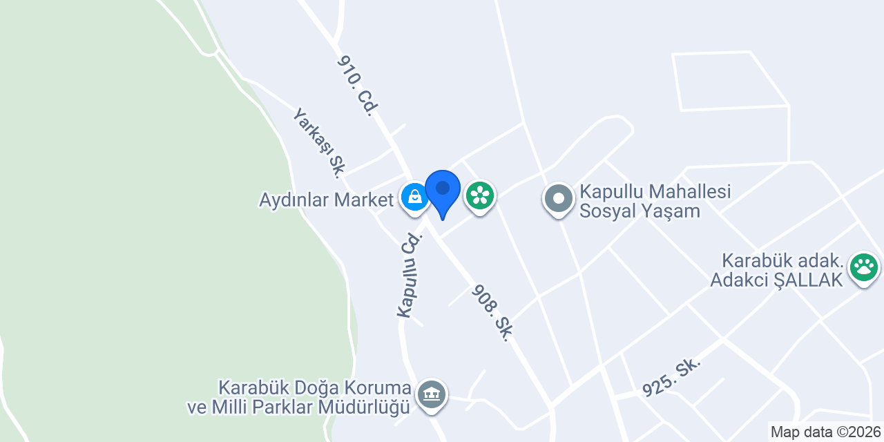 Kapullu Özgür Eczanesi konumu