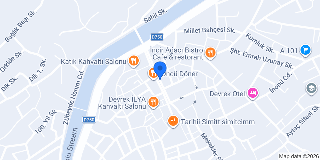 Devrek Veteriner Kliniği konumu