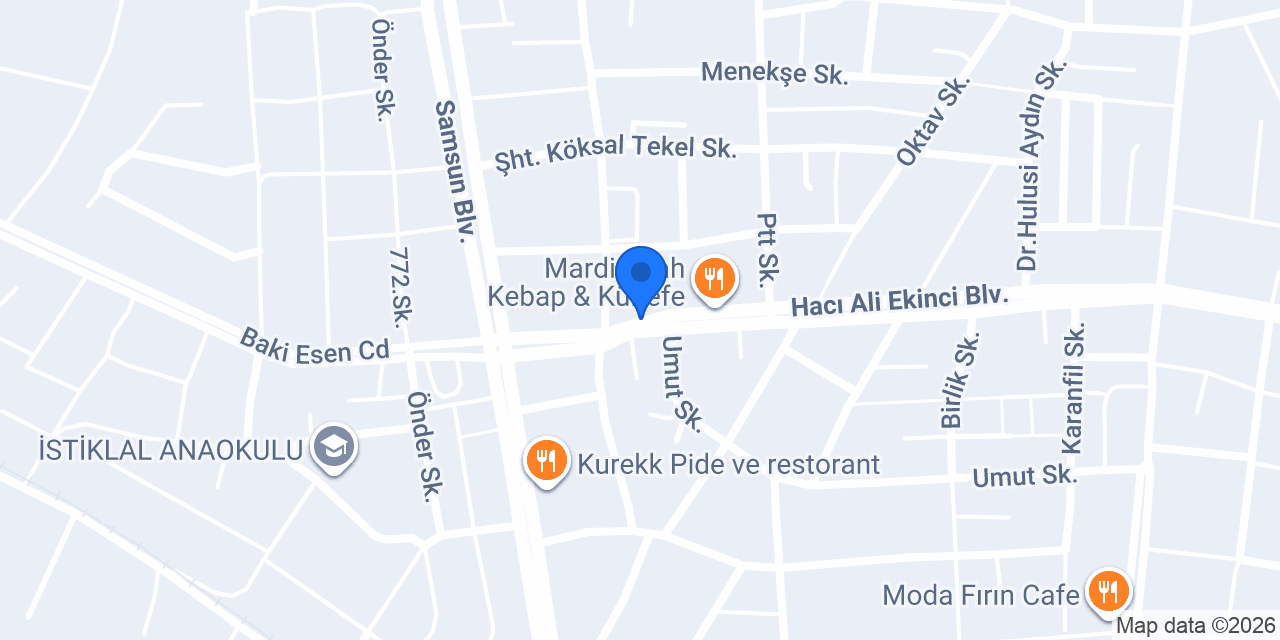 Öncü Döner Tekkeköy konumu