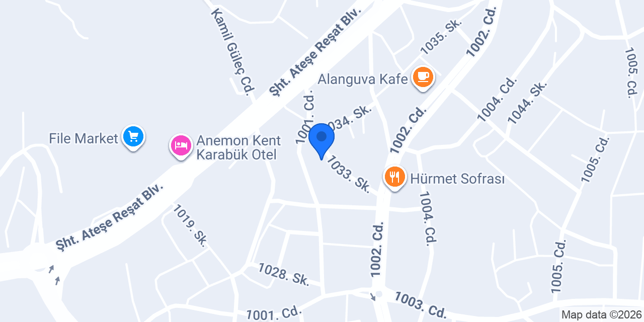 Üç Kozmetik konumu