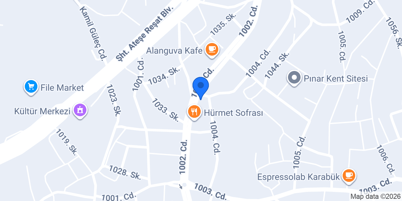 Atalan Yapı Market konumu