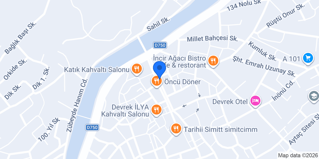 Devrek Taksi Aydemir konumu
