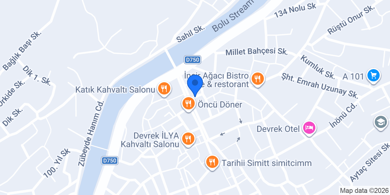 Devrek Taksi Ahmet konumu
