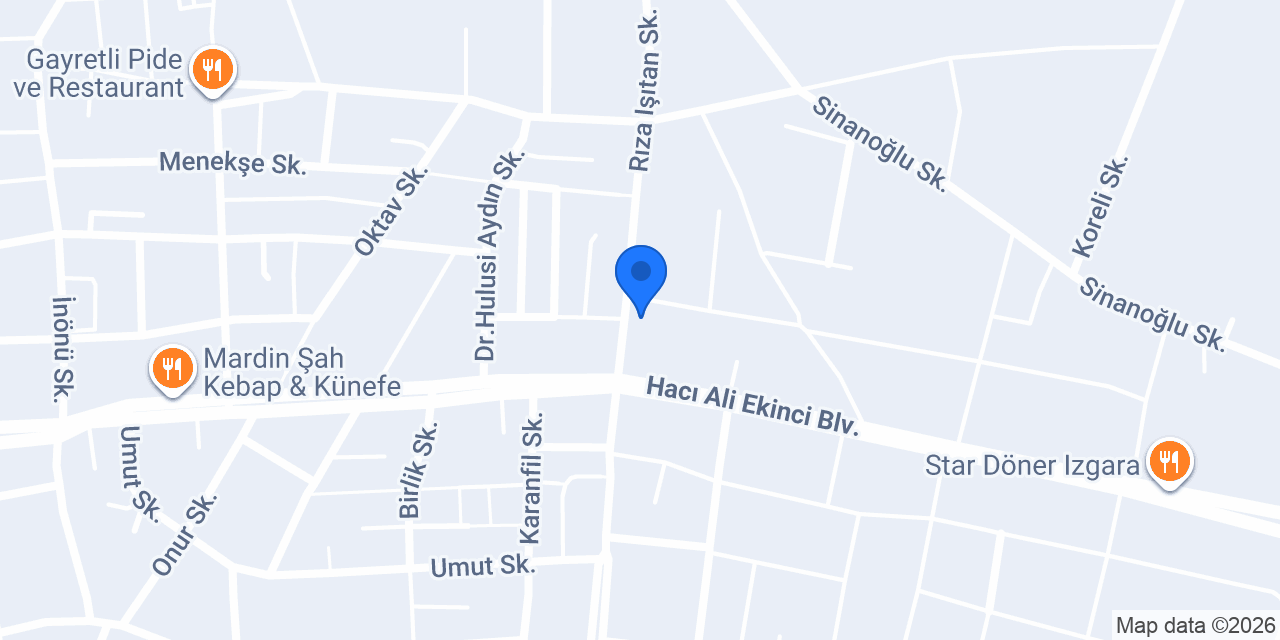 Tekke Rent a Car konumu