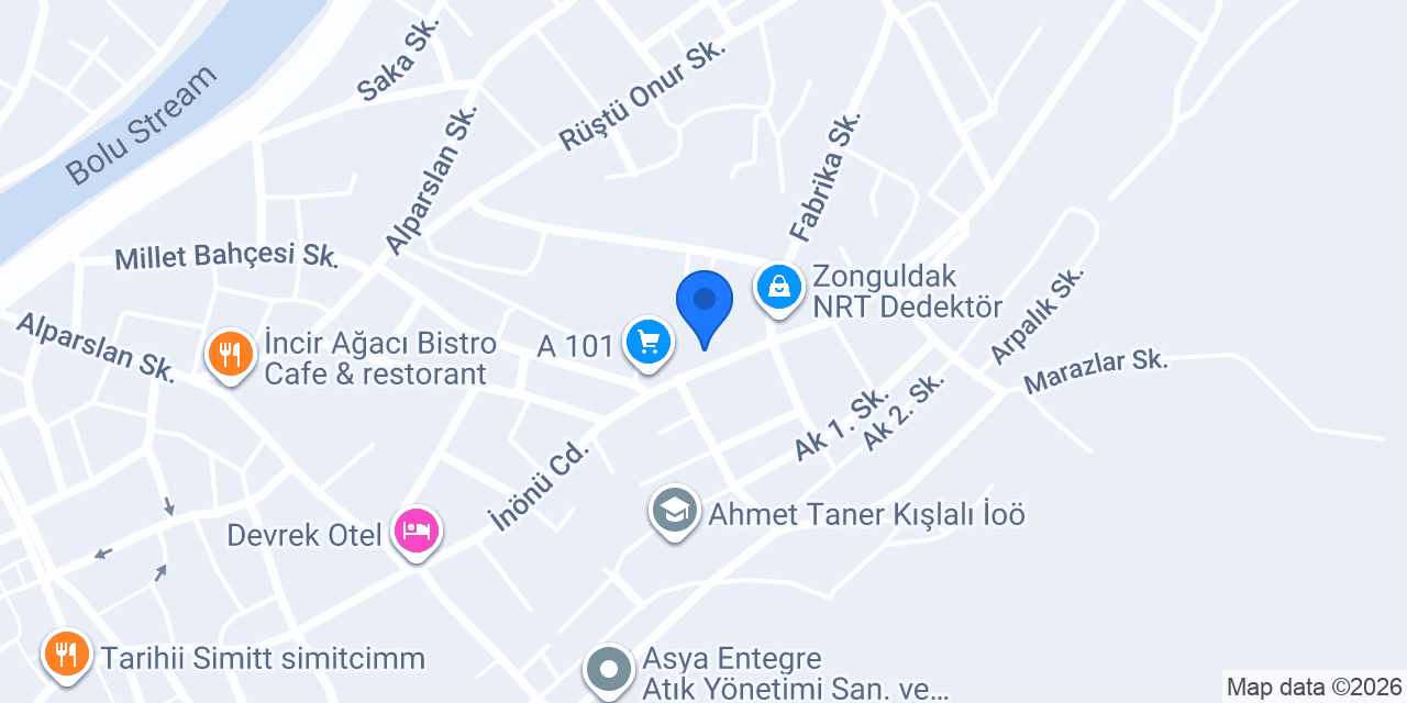 BAMBİ YATAK DEVREK konumu