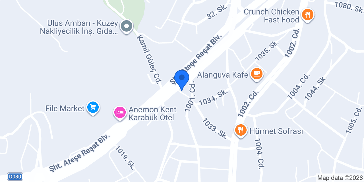 Maslak oto Galeri konumu