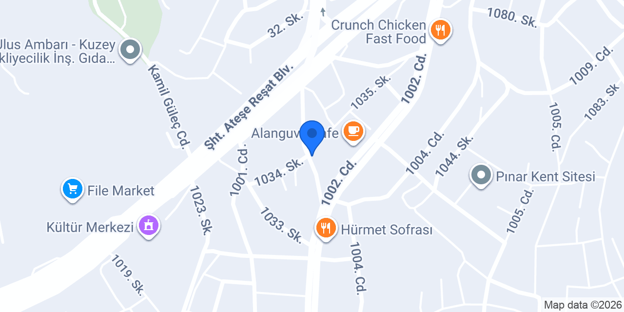 Bumerang Sandviç konumu