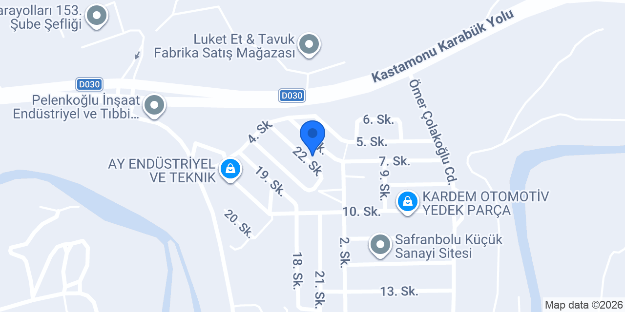 Özcan Halı Yıkama konumu