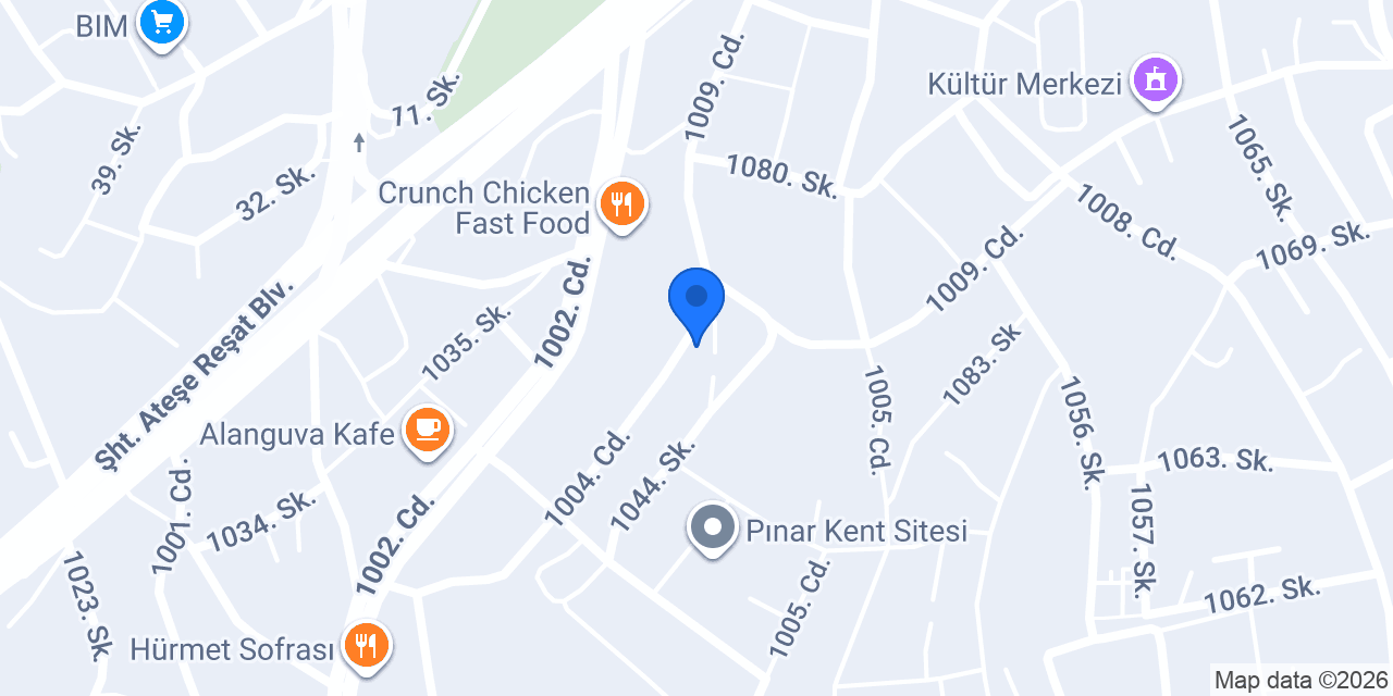 UĞUR REZİDANS /APART / OTEL konumu