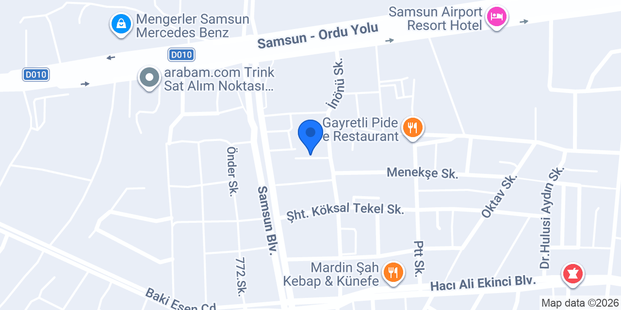 Aca Yapı Dekorasyon konumu