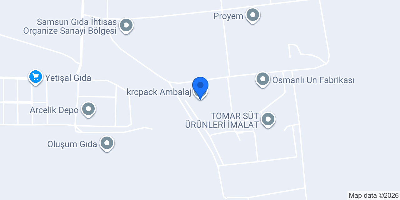 krcpack Ambalaj konumu