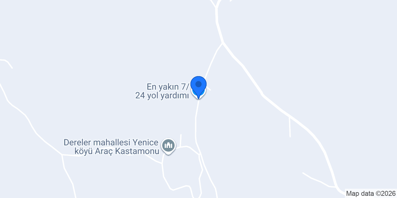 En yakın 7/24 yol yardımı konumu
