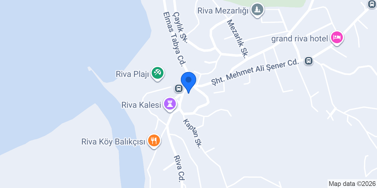 Bereket Döner Riva konumu