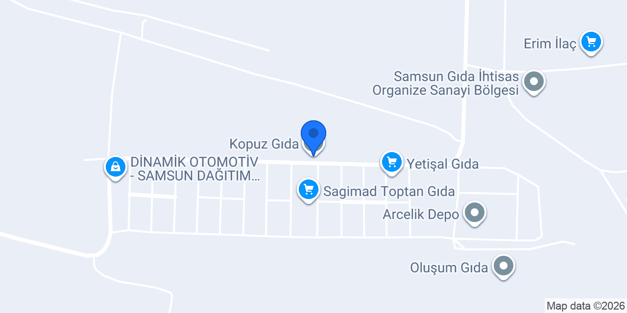 Kopuz Gıda konumu