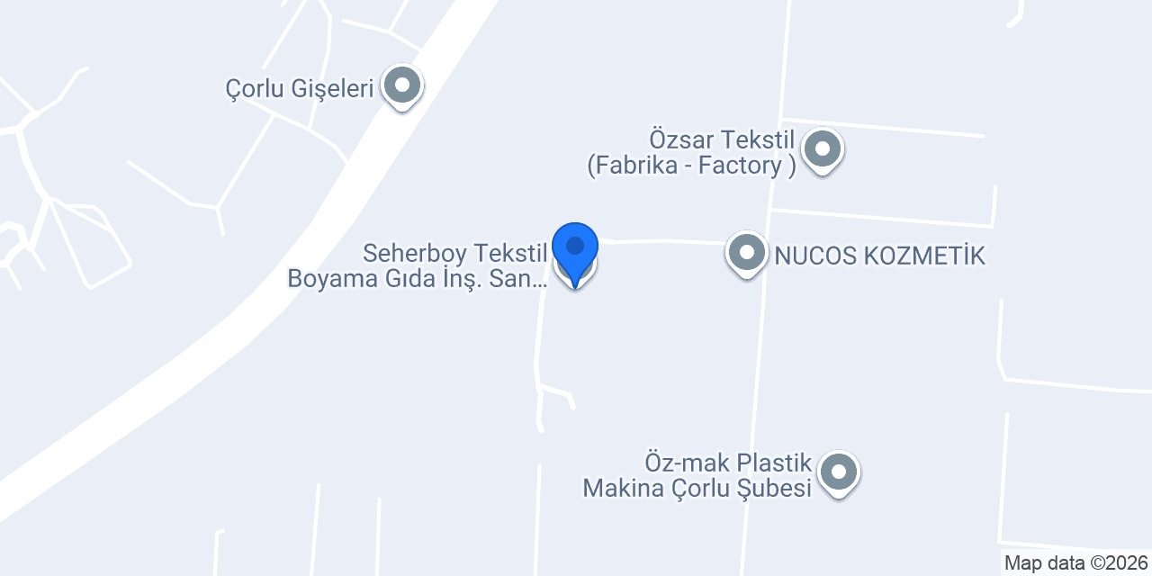 Seherboy Tekstil Boyama Gıda İnş. San. Ve Tic. Ltd. Şti. konumu