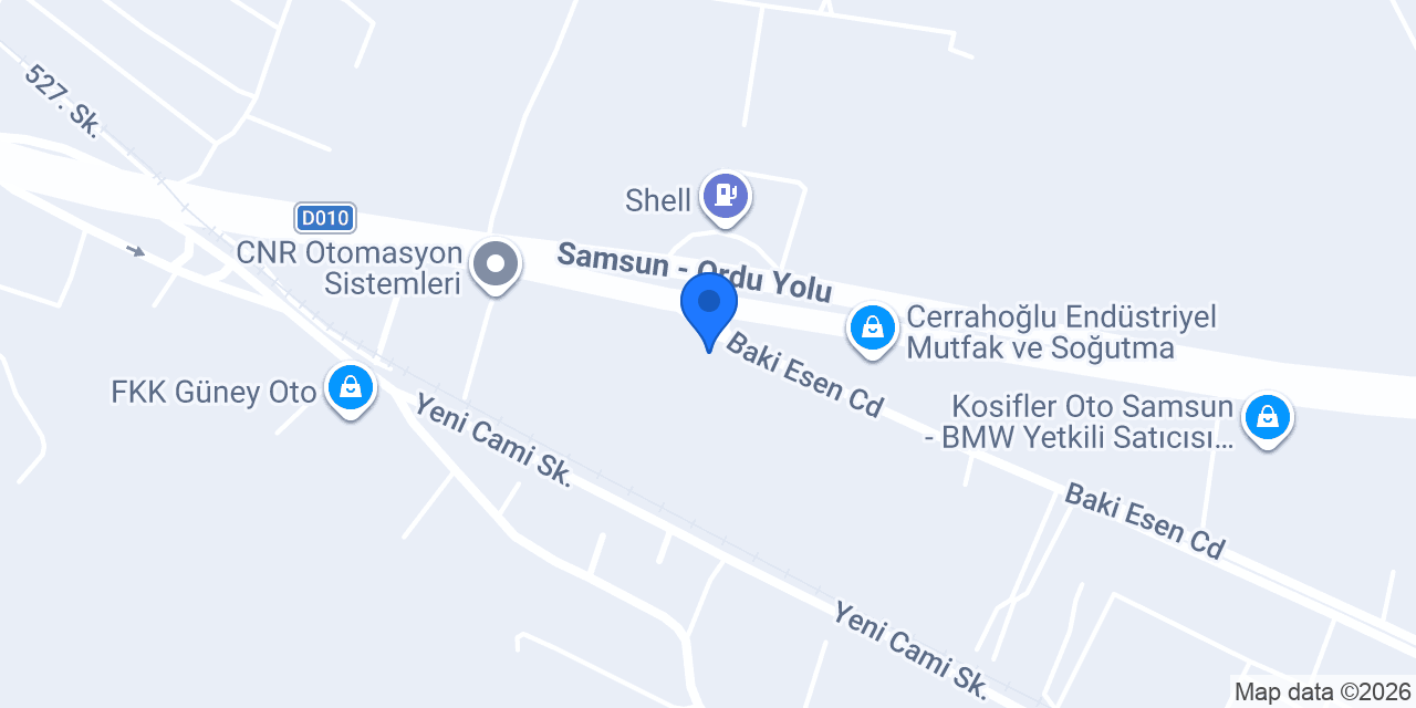 Çavunt Mobilya SAMSUN konumu
