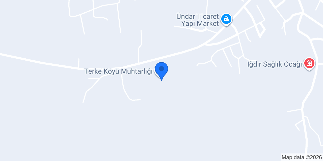 Terke Köyü Muhtarlığı konumu