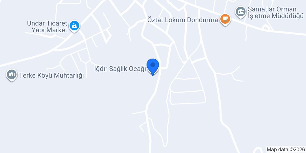 Iğdır Sağlık Ocağı konumu