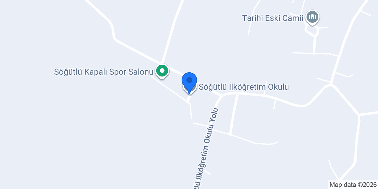 Söğütlü İlköğretim Okulu konumu