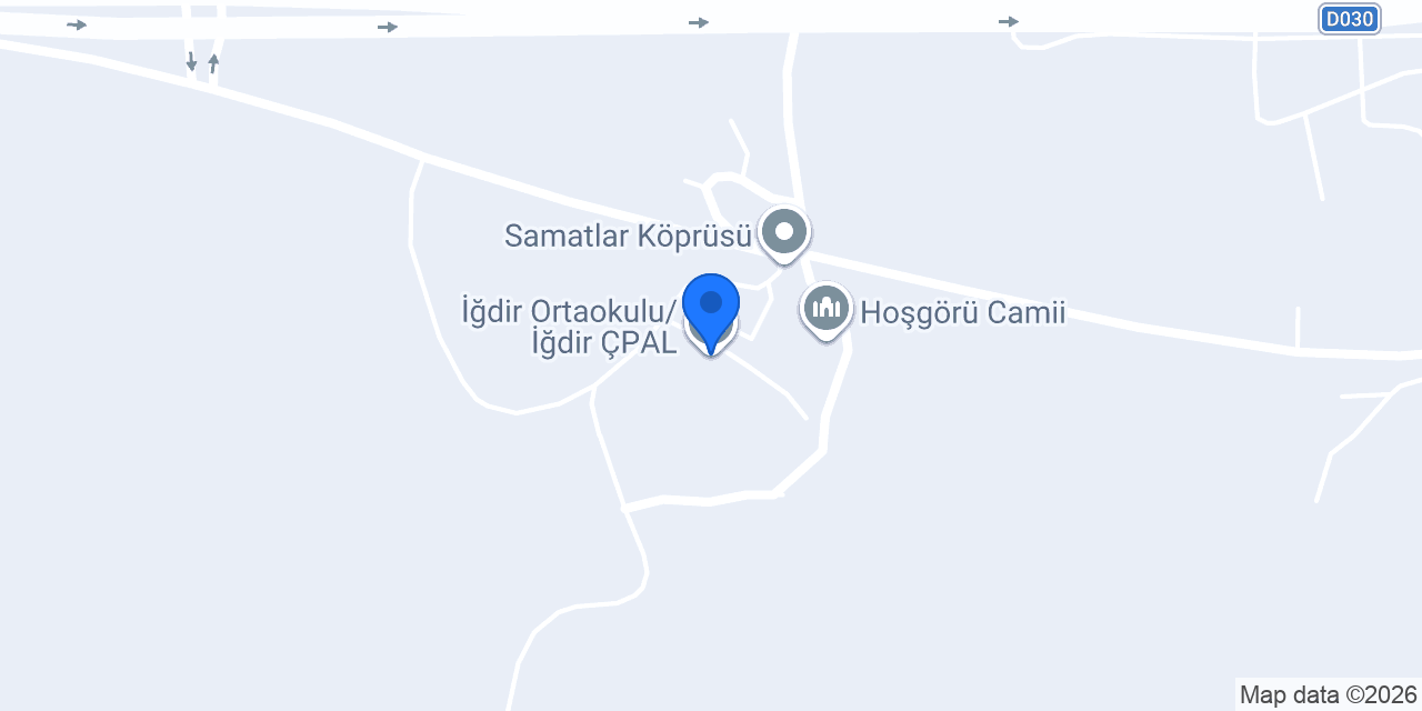İğdir Ortaokulu/İğdir ÇPAL konumu