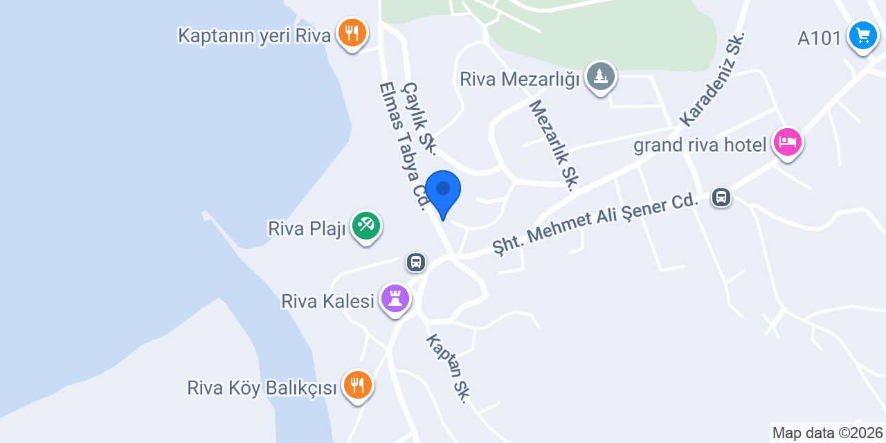 Kavacık Büfe Riva konumu
