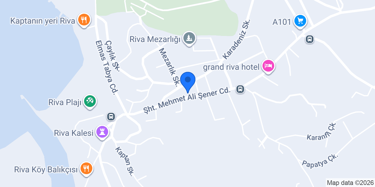Riva Eczanesi konumu