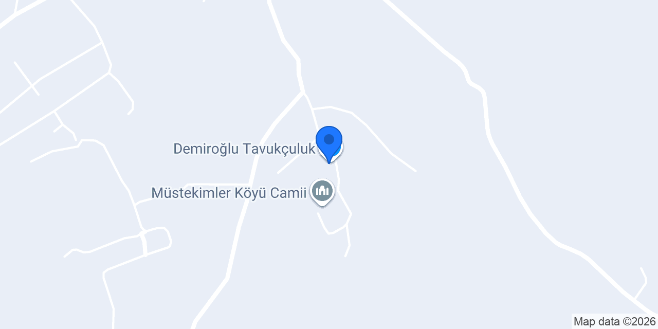 Demiroğlu Tavukçuluk konumu