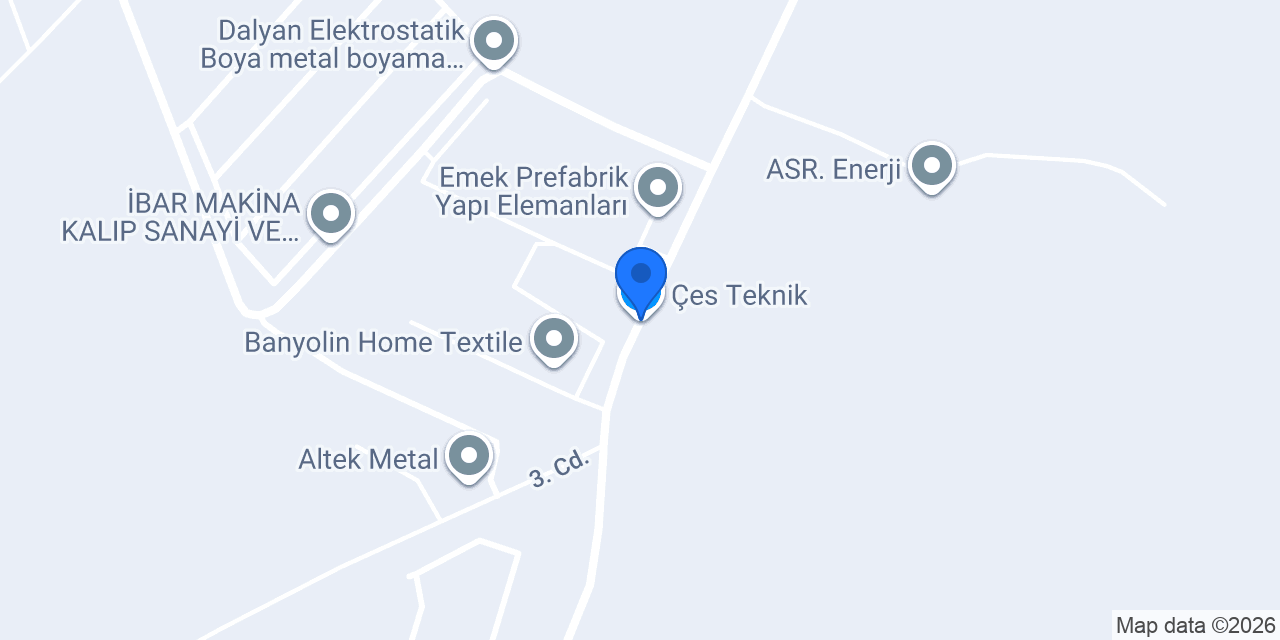 Çes Teknik konumu
