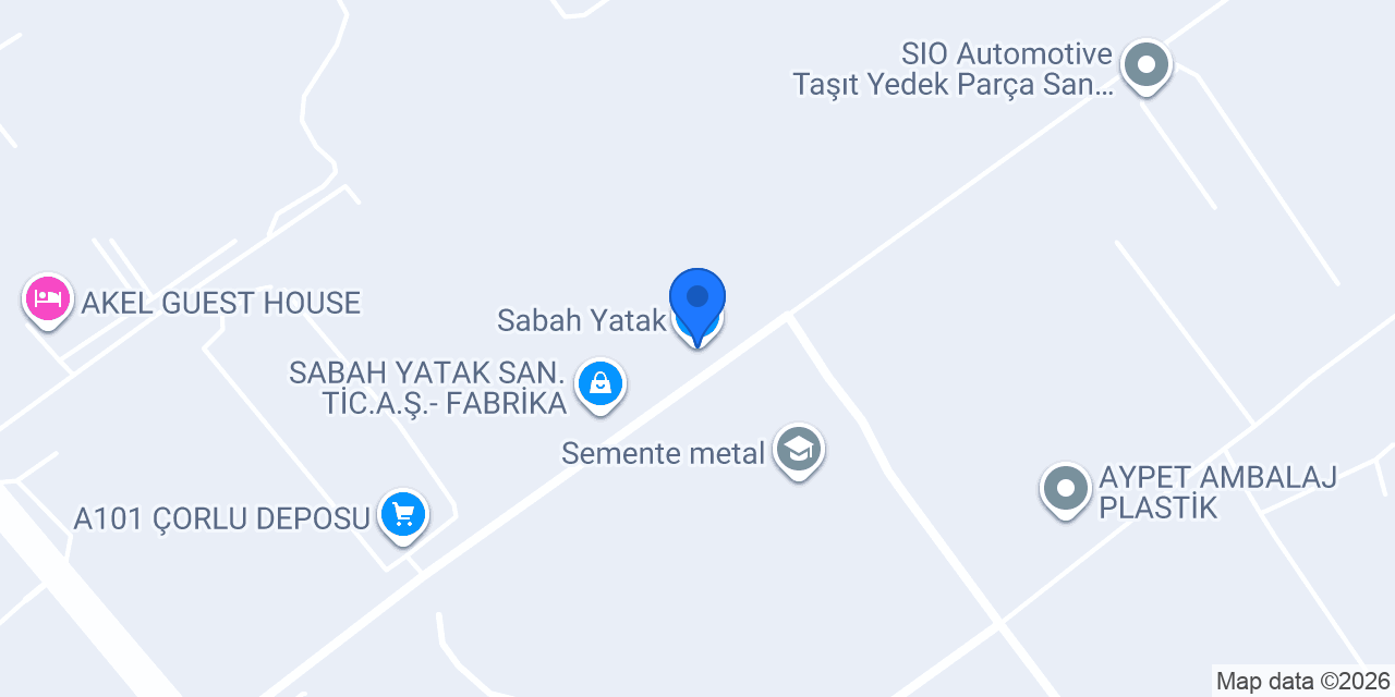 Sabah Yatak konumu