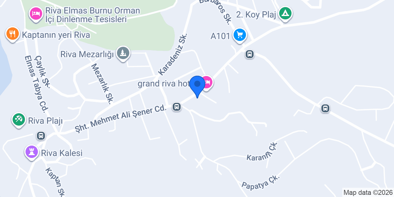 Maşuk Kamp Karavan Parkı konumu