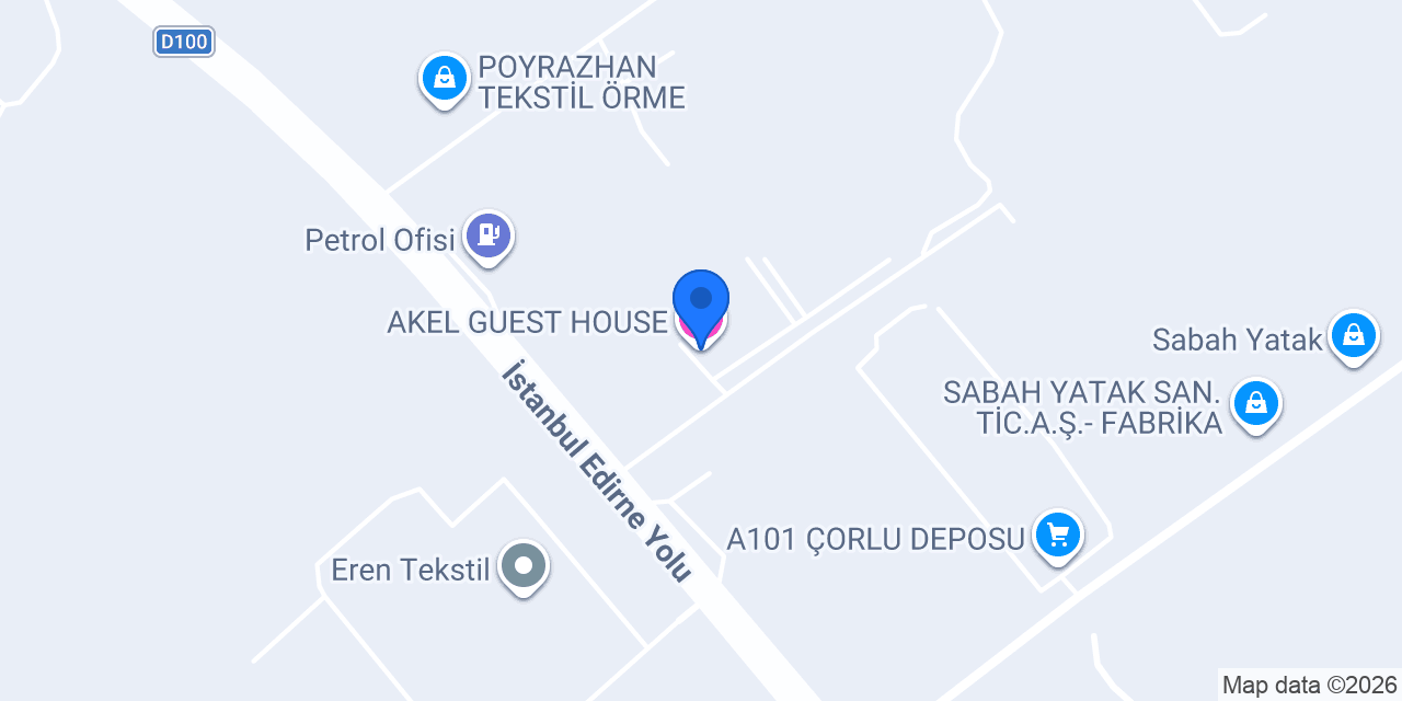 AKEL GUEST HOUSE konumu
