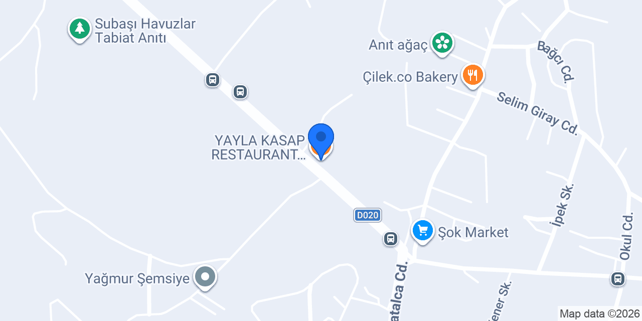 YAYLA KASAP RESTAURANT SUBAŞI (ALİ ELMAS) konumu