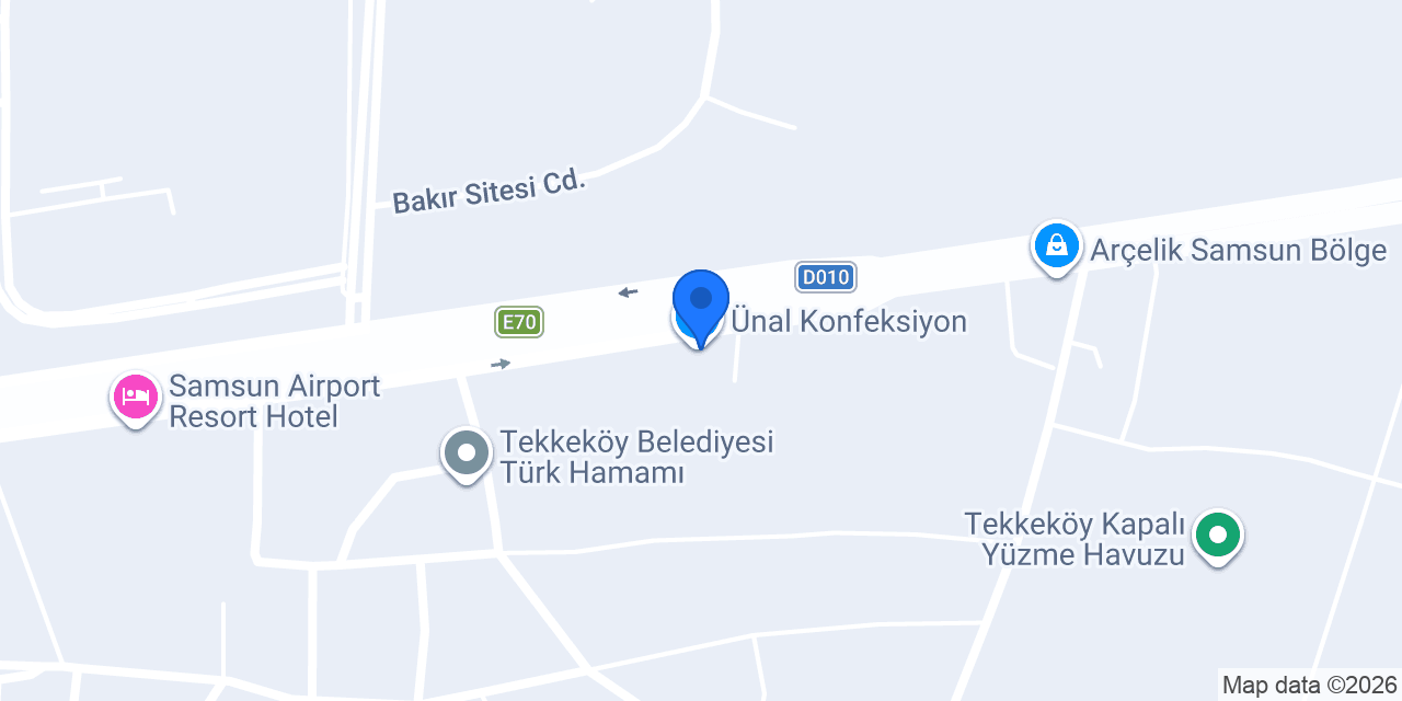 Ünal Konfeksiyon konumu