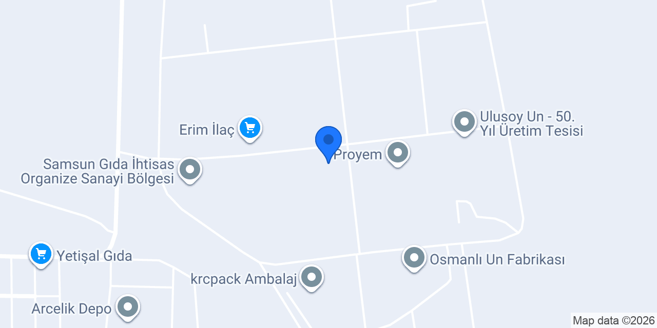 Çamlıdağ Üretim Tesisi konumu