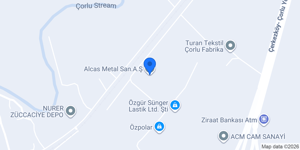 Alcas Metal San.A.Ş konumu