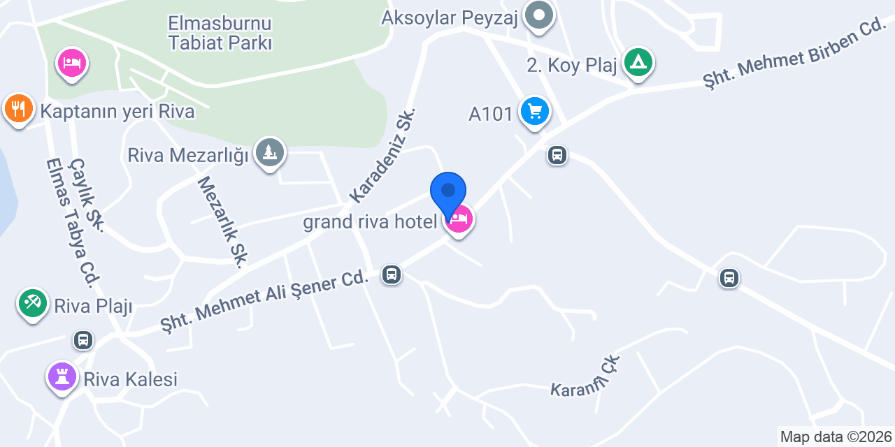 Bohem Hotel Riva konumu