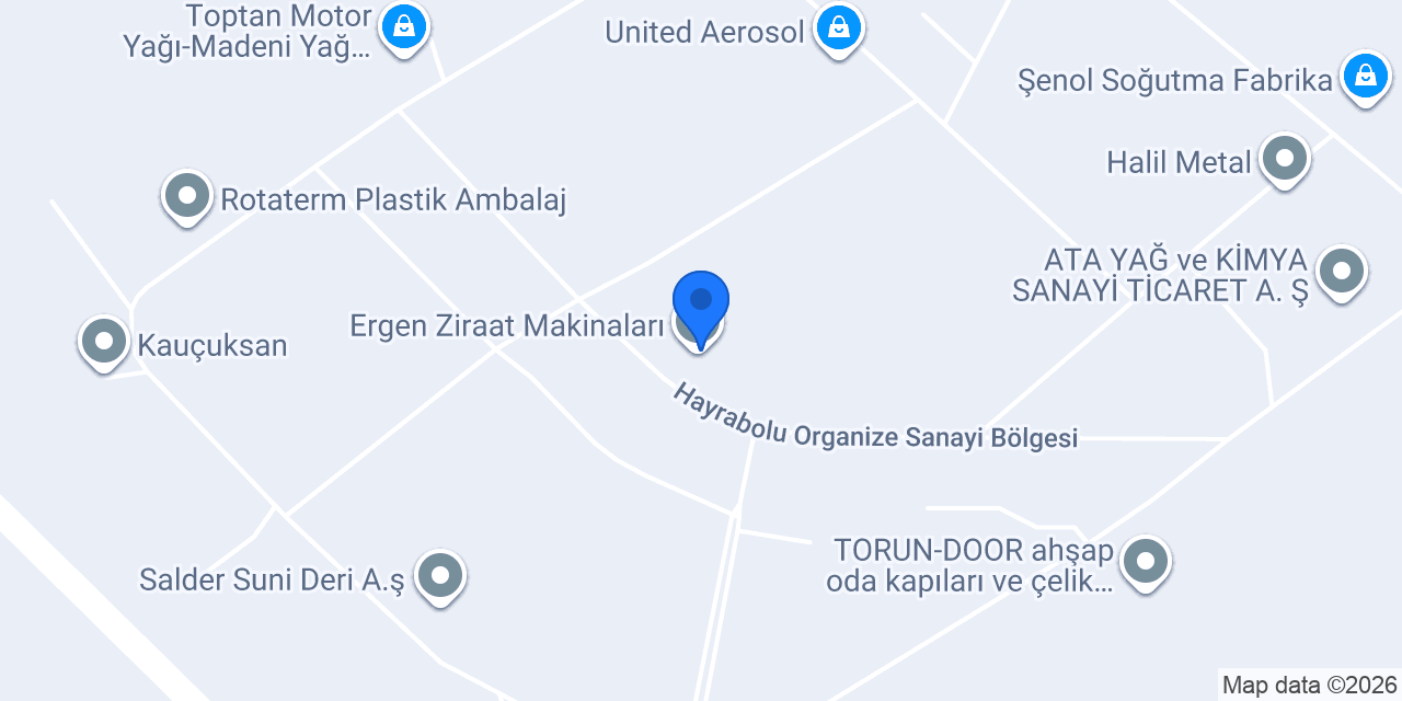Ergen Ziraat Makinaları konumu