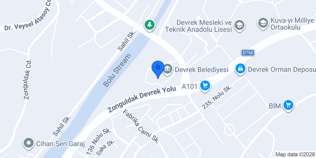DEVREK METRO TURİZM OTOGAR konumu