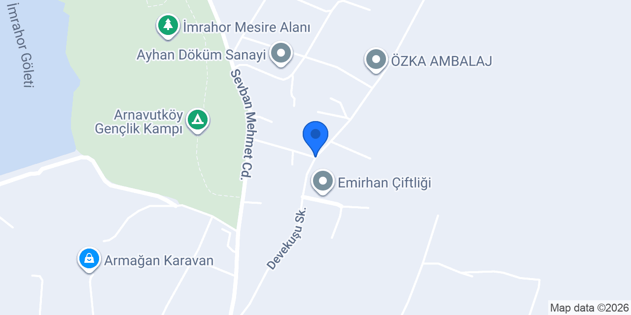 Zirve Rulo Çim konumu