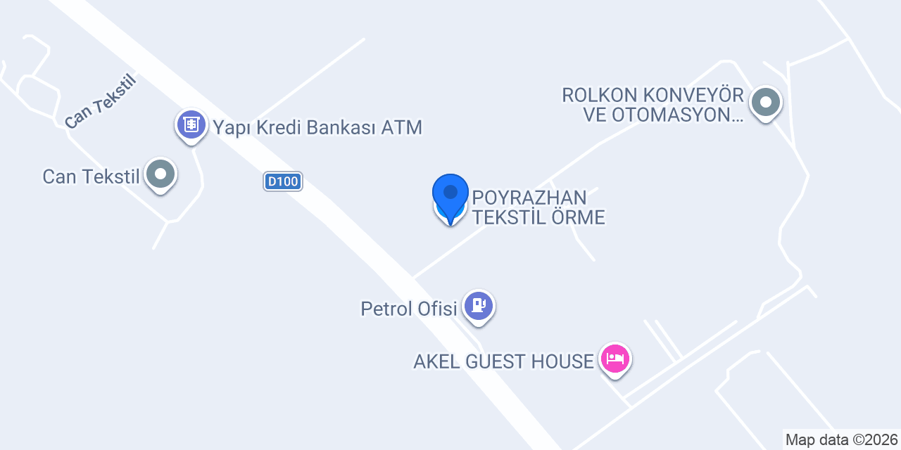 POYRAZHAN TEKSTİL ÖRME konumu