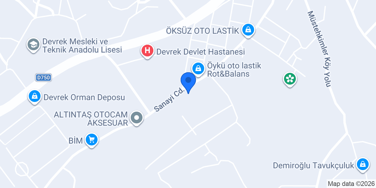 Kurtoğulları Otomotiv konumu