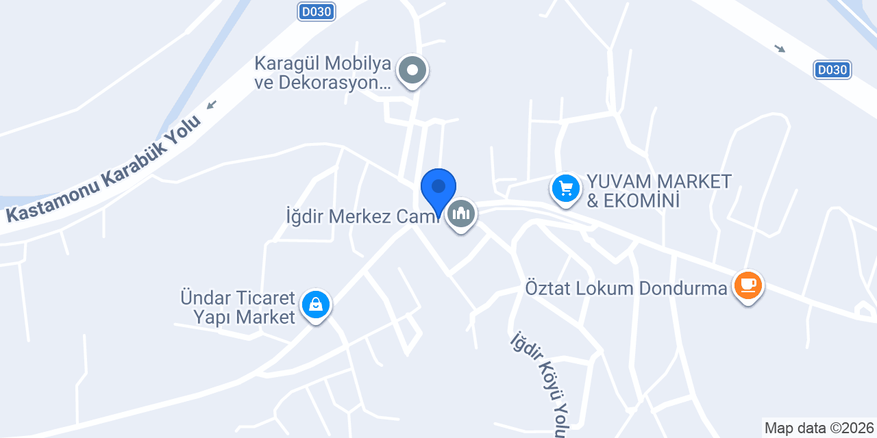 Aşağı Ilıpınar Köyü Muhtarlığı konumu