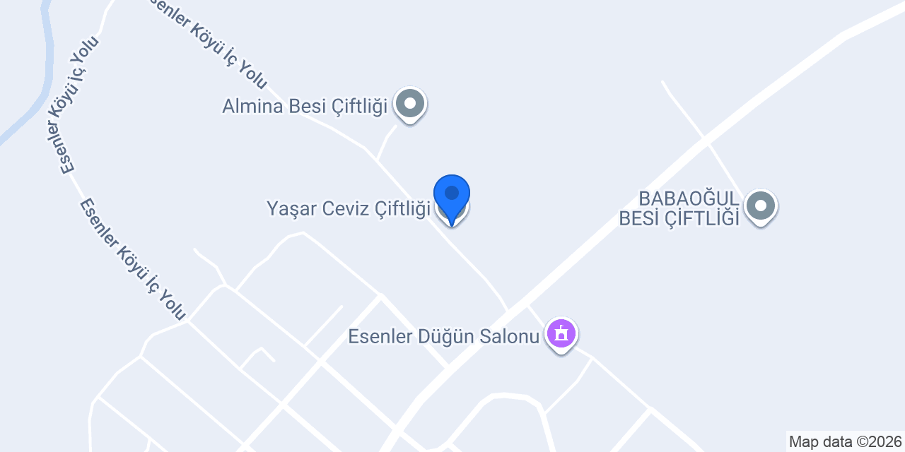 Yaşar Ceviz Çiftliği konumu
