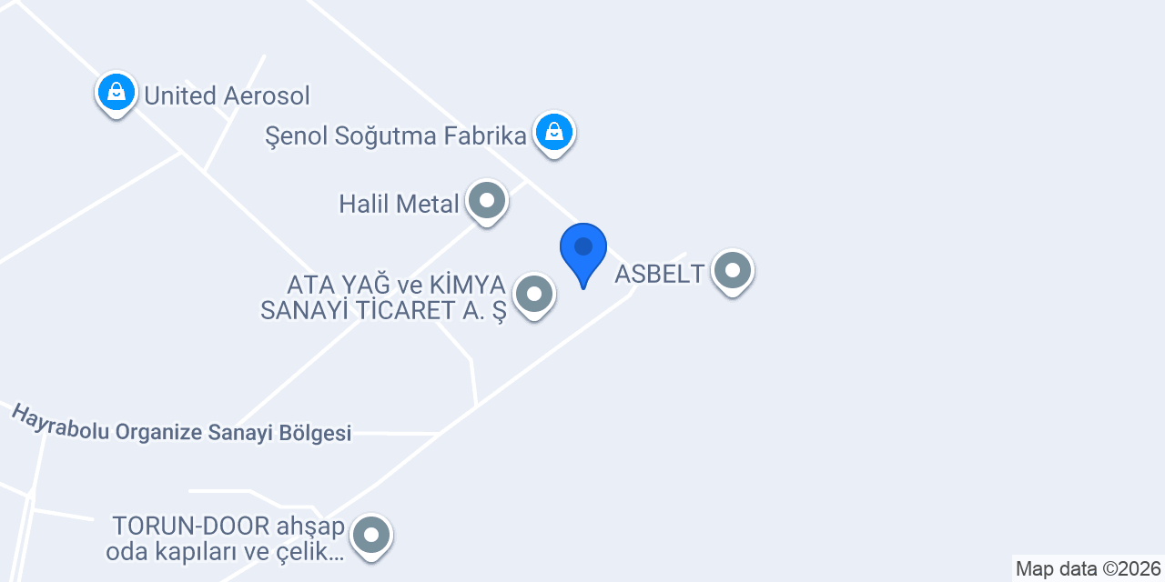 Trakya Beton konumu