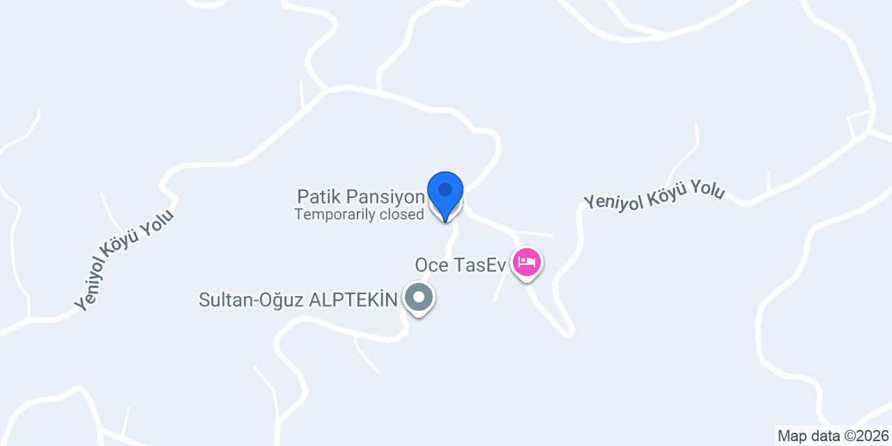 Patik Pansiyon konumu