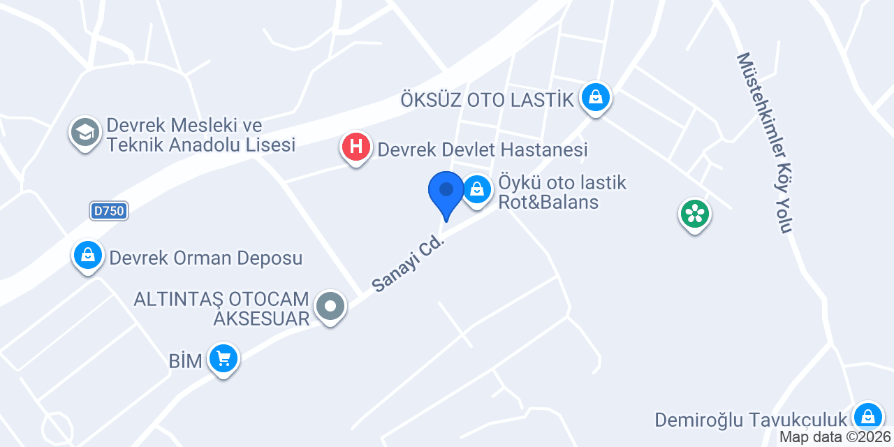 AKKAŞ LASTİK KAPLAMA RECEP AKKAŞ konumu